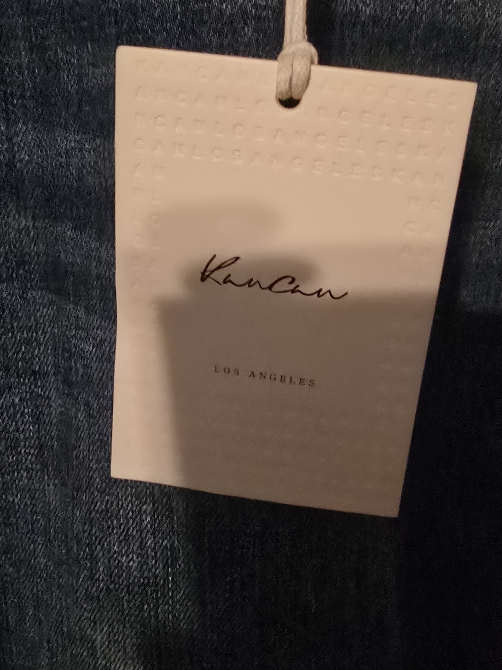 KanCan Jada High Rise Denim Overalls Medium NWT Racerback Dark Wash KC5180D - Picture 2 of 6